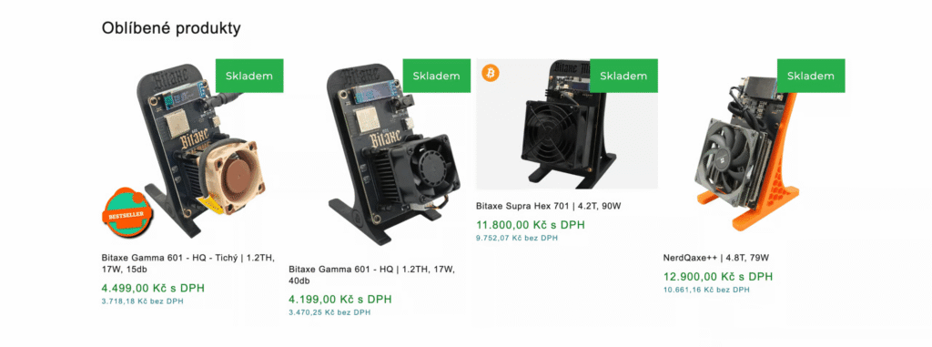 Lottery winery Bitaxe. Zdroj: bitaxe.cz